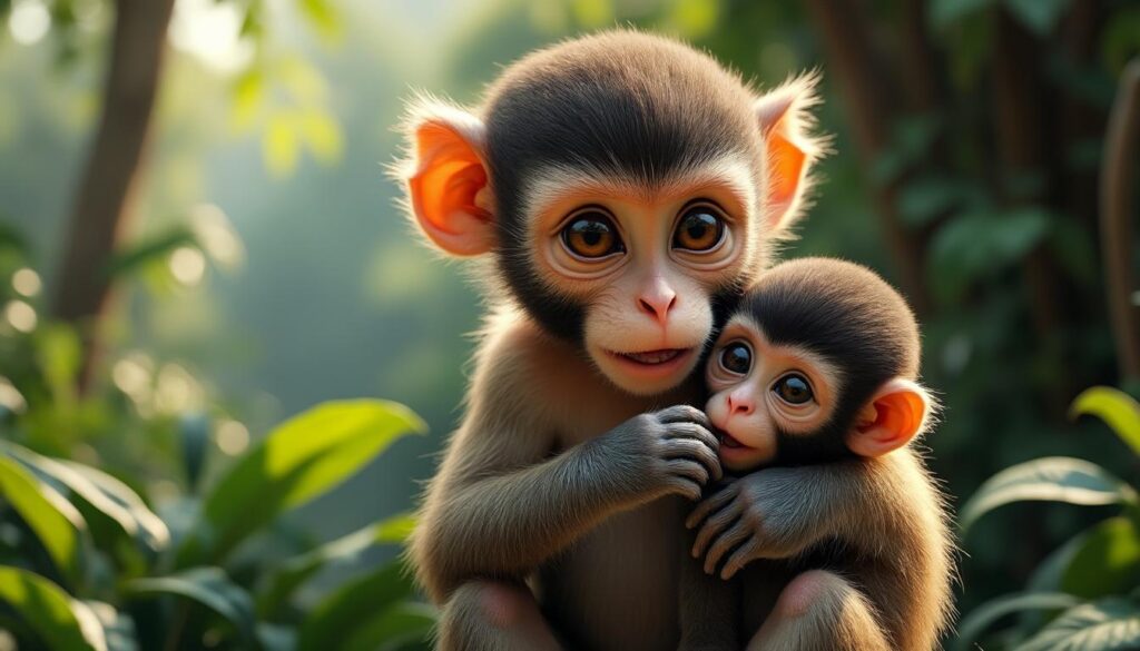 découvrez les caractéristiques uniques et le comportement fascinant de la femelle du singe, son rôle social et ses interactions dans la nature.