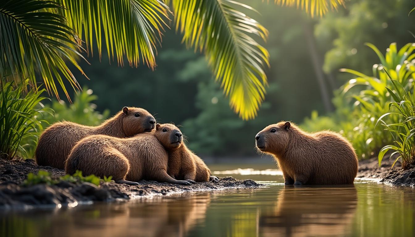 Capybaras : Découvrez leur vie fascinante