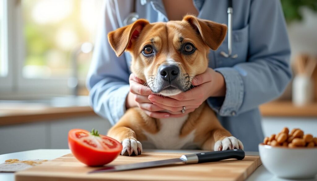 découvrez les conseils essentiels et les précautions à prendre si votre chien a mangé une tomate, pour assurer sa santé et son bien-être.