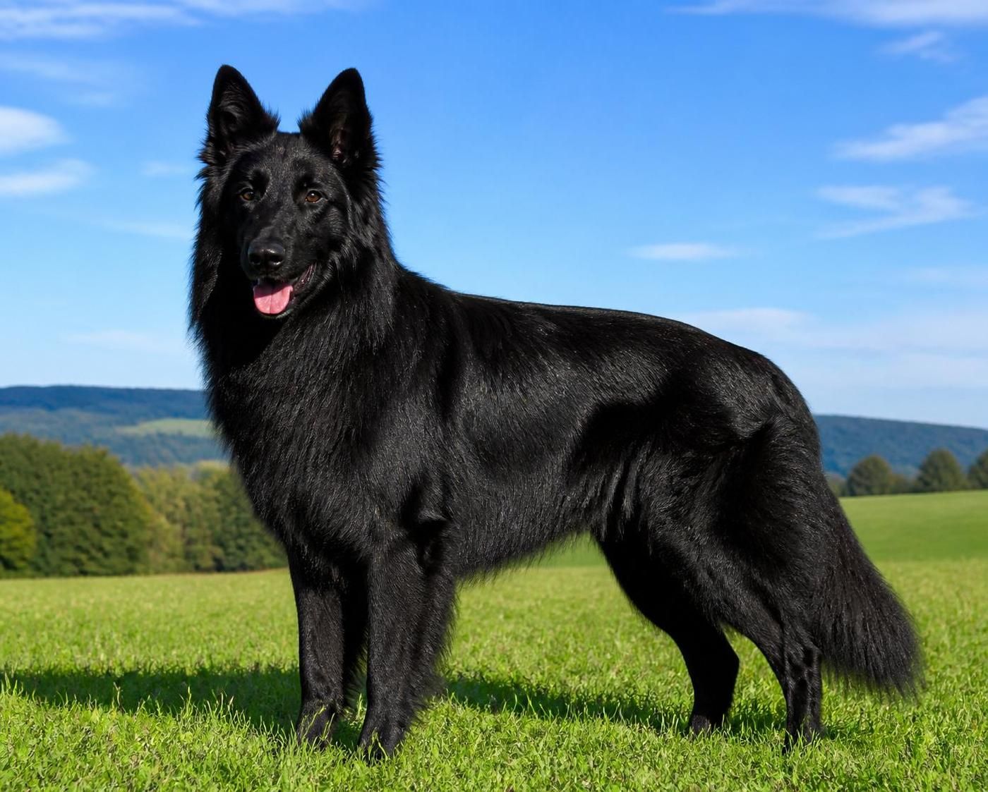 découvrez le berger suisse noir, un compagnon fidèle au pelage d'ébène et au caractère doux, idéal pour les familles en quête d'un chien affectueux et protecteur.