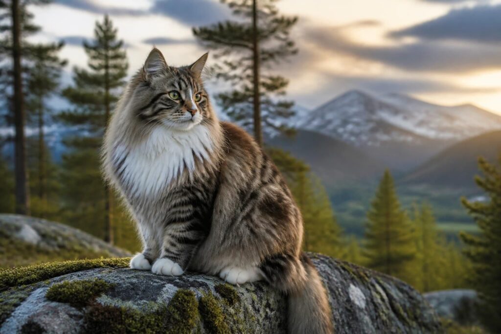 découvrez les particularités du chat norvégien, une race nordique au pelage dense, robuste et affectueuse, idéale pour les amateurs de félins authentiques et nature.