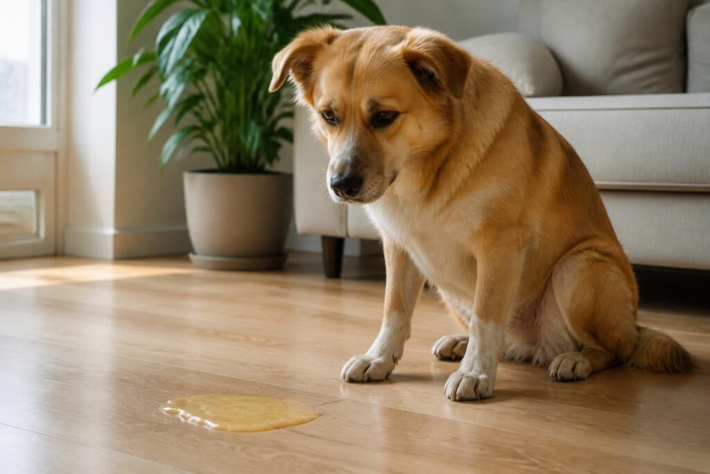 découvrez les causes possibles du vomissement jaune chez votre chien et apprenez quand il est crucial de consulter un vétérinaire pour assurer sa santé et son bien-être.