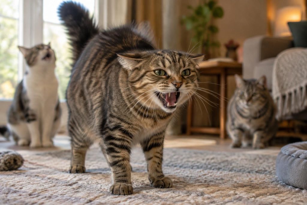 découvrez la signification des miaulements, pleurs et grognements de votre chat pour mieux comprendre ses besoins et ses émotions.