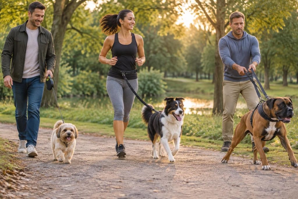 comparez les laisses pour chien : modèles enrouleurs, mains libres ou anti-traction. trouvez celle qui convient à vos promenades et au comportement de votre chien.